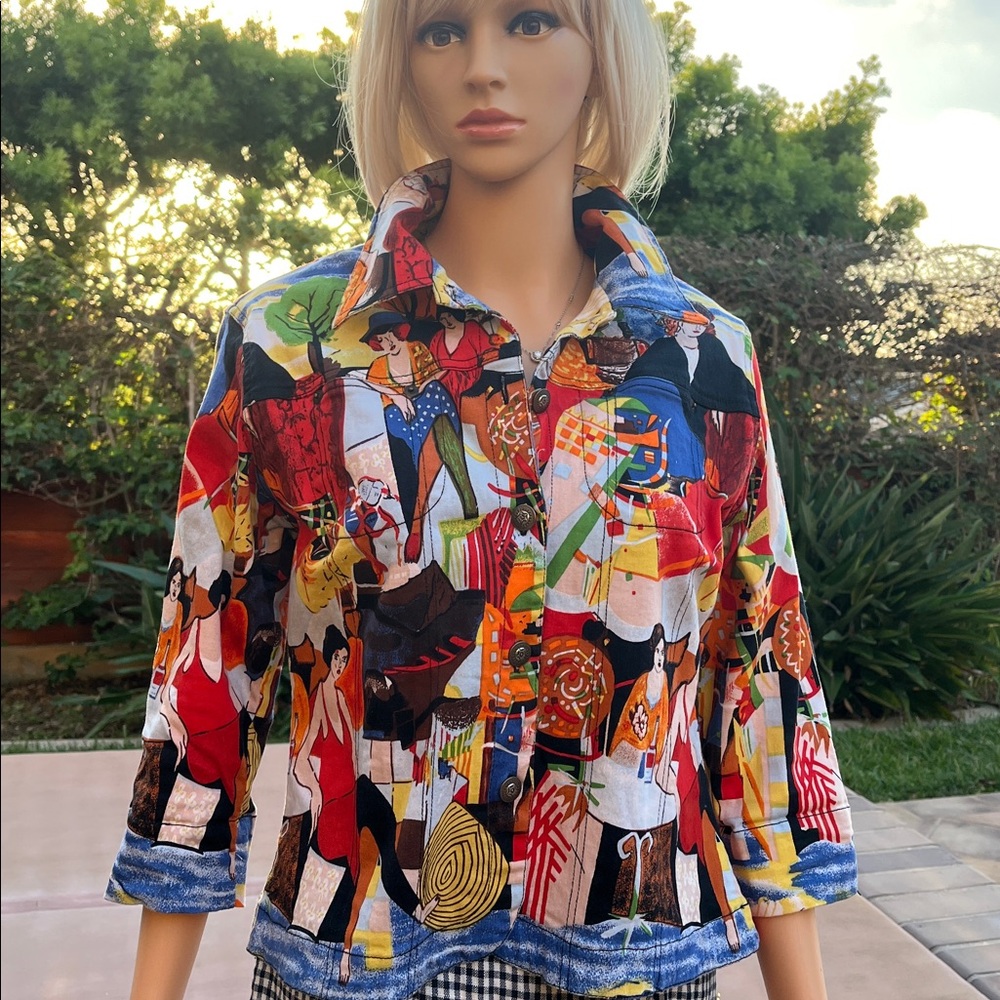 Colorful playful shirt/jacket